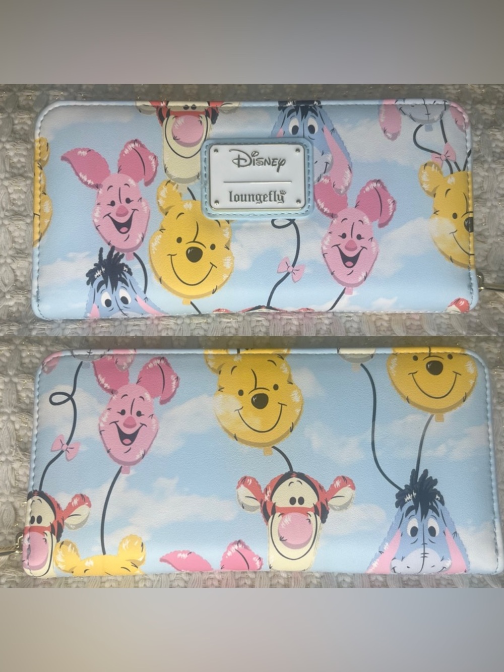 NWT Loungefly Disney Winnie the Pooh Balloon Friends Zip Around Wallet Tigger
